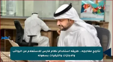 نتائج مفاجئة.. طريقة استخدام نظام فارس للاستعلام عن الرواتب والإجازات والترقيات بسهولة